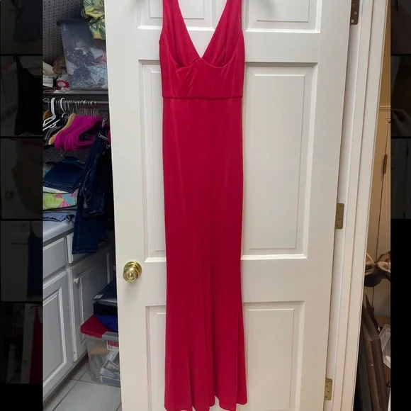 abs red dress Allen Schwartz Red Gown ABS by Allen Schwartz